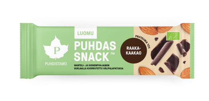 "Pure snack" batonėlis, kakavos skonis