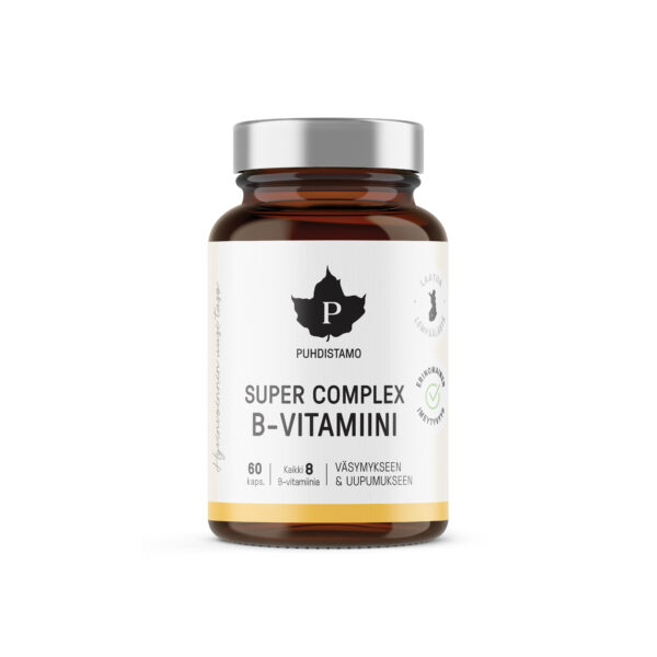 Super kompleksinis vitaminas B, 60 kapsulių