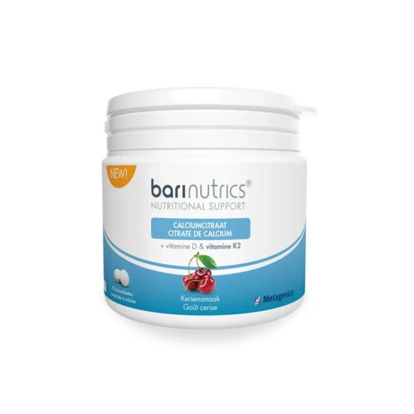 BariNutrics® KALCIO CITRATAS + vitaminas D ir vitaminas K2