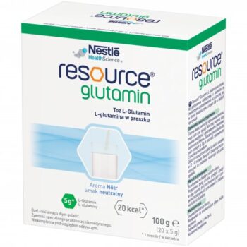Medicininiai neutralaus skonio milteliai RESOURCE GLUTAMIN