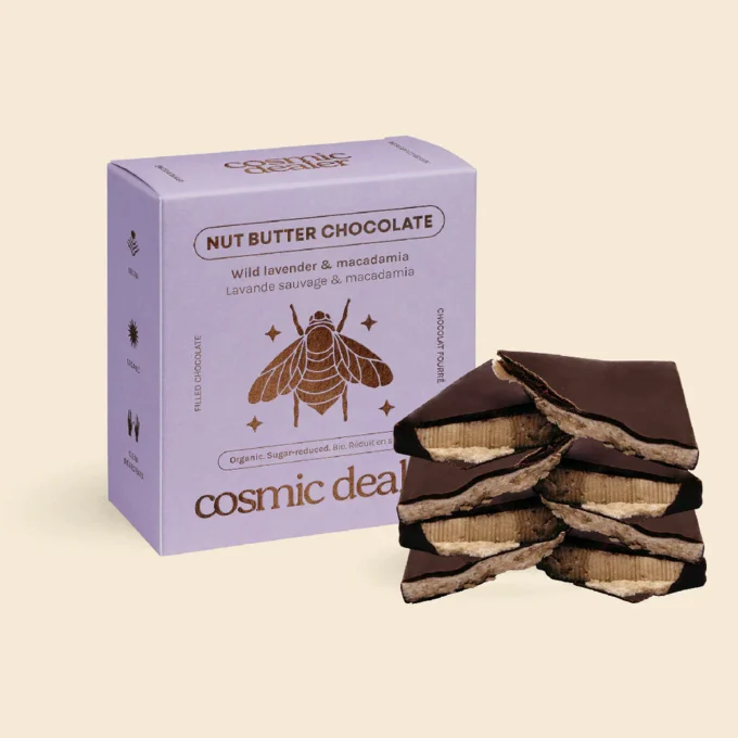 Šokoladas. Lavender & Macadamia