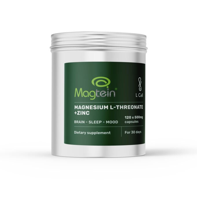 Magnio L-Treonatas (500mg kapsulės, 120 vnt.)