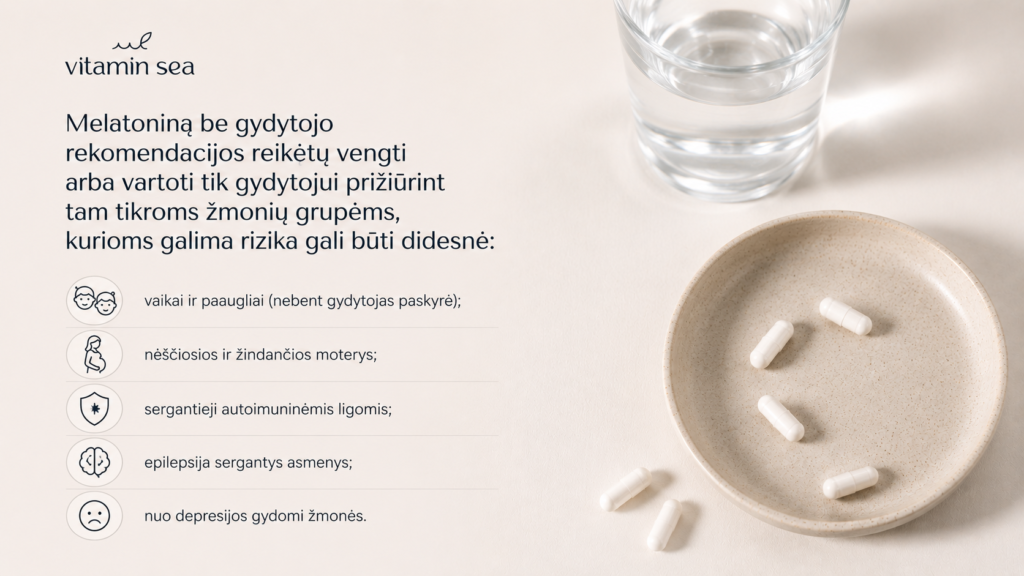 Ar melatoninas kenkia sveikatai? Melatonino nauda, šalutinis poveikis ir saugus vartojimas